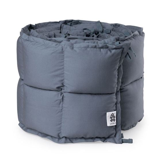 Bilde av UTGÅTT! Sebra Sengekant Kapok, Forest lake blue stripe