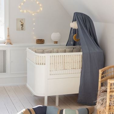 Bilde av Sebra Sengehimmel Sky, forest lake blue