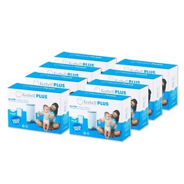 Bilde av Korbell Bleiepose refill til Plus Bleiebøtte (XL), 24 pakning
