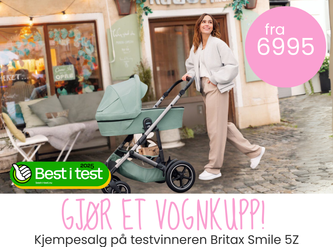 Kupp bestselgeren Britax SMILE 5Z til 6995!