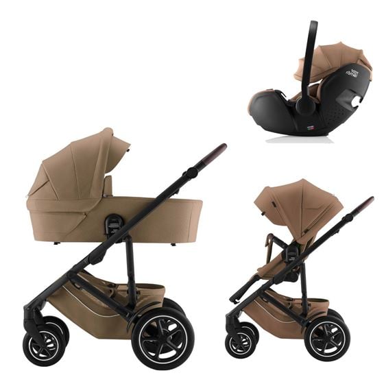 Bilde av Britax Smile 5Z Barnevogn med Bilstol Baby-Safe Pro - Lux Warm Caramel