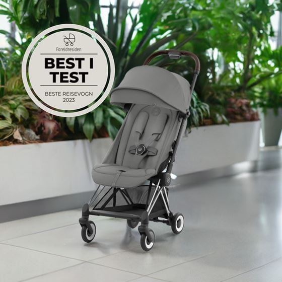 Bilde av Cybex Coya Reisevogn, Chrome Brown Mirage Grey Platinum