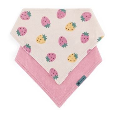 Bilde av Petite&Mars Bib, Luke, Beige/Rosa, 2stk