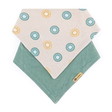 Bilde av Petite&Mars Bib, Luke, Beige/Grønn, 2stk