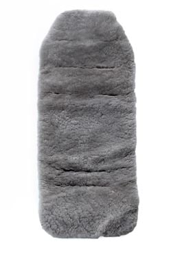 Bilde av Sagababy Lammeskinn til Vogn, Mid Grey