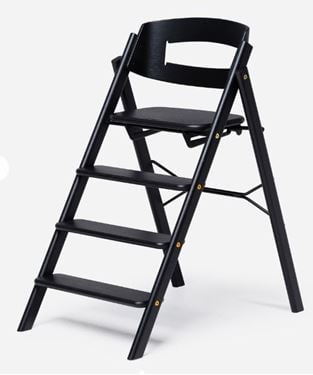 Bilde av KAOS KLAPP - Foldbar Barnestol i Eik, Sort