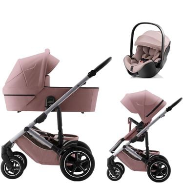 Bilde av Britax Smile 5Z Duovogn med Baby-Safe Pro Bilstol, Dusty Rose