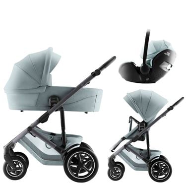 Bilde av Britax Smile 5Z Barnevogn med Bilstol Baby-Safe Pro - Style Harbour Blue