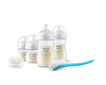 Bilde av Philips Avent Startsett, Natural Response 4xTåteflaske + Smokk + Børste