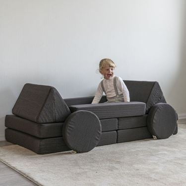 Bilde av Sagababy Soft Play Lekesofa, Ibenholt Sort