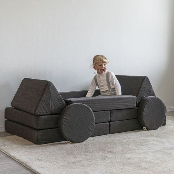 Bilde av Sagababy Soft Play Lekesofa, Ibenholt Sort