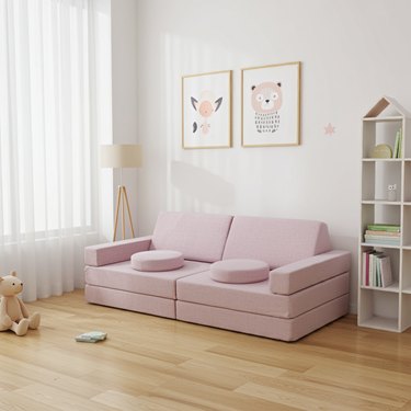 Bilde av Sagababy Soft Play Lekesofa, Rosenkvarts