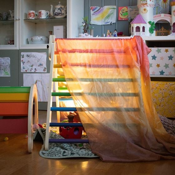 Bilde av Sagababy Klatrestativ, Regnbue Pikler Triangel