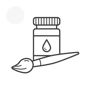 Bilde av Sebra Reperasjonsmaling til Sebra Seng - Classic White