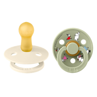 Bilde av Bibs Smokker, 2stk Mummi Ivory, Latex - Size 2