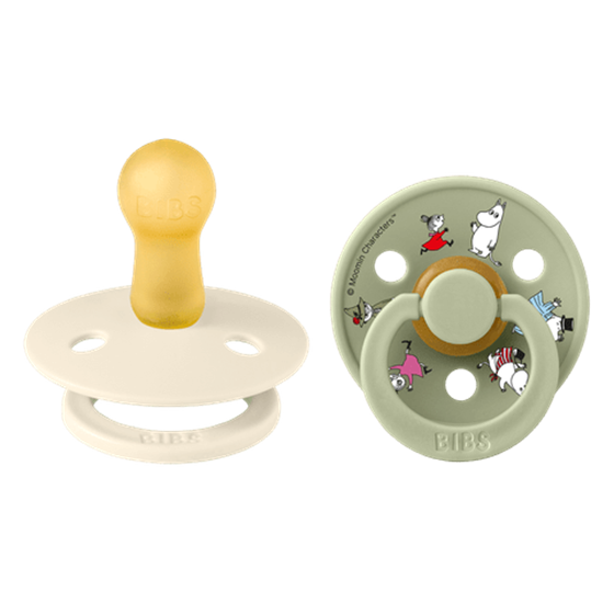 Bilde av Bibs Smokker, 2stk Mummi Ivory, Latex - Size 2