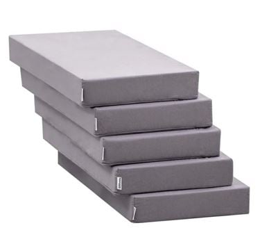 Bilde av Hoppekids 5-delt madrass til Lounge-seng, Granite Grey