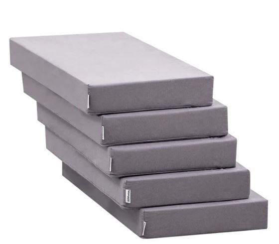 Bilde av Hoppekids 5-delt madrass til Lounge-seng, Granite Grey