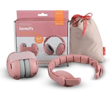 Bilde av ZAZU Hørselvern Barn, Rosa Øreklokker 0-4år