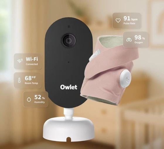 Bilde av Owlet Dream Sight Duo- Video Babycall - Dusty Rose