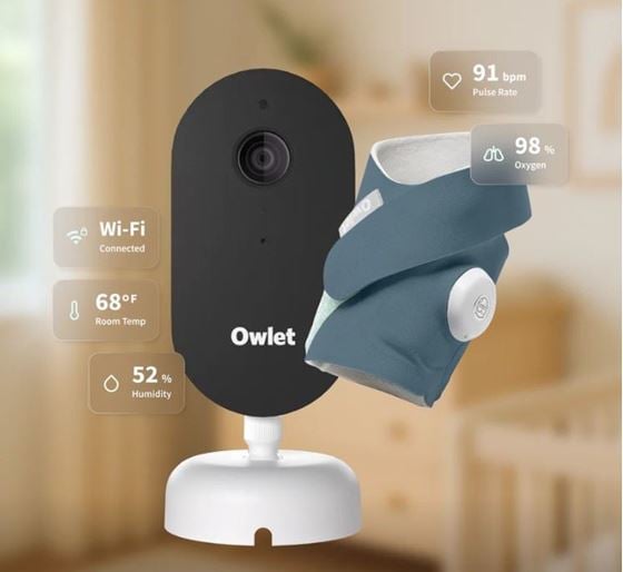 Bilde av Owlet Dream Sight Duo- Video Babycall - Bedtime Blue