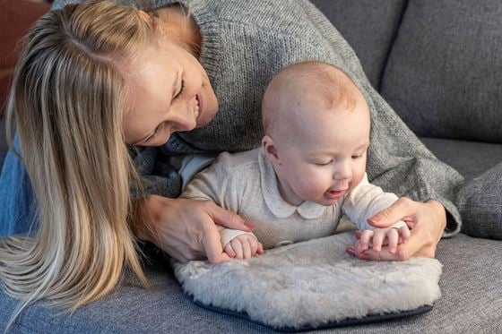 Bilde av Sagababy Lammeskinn til Vogn, Grå