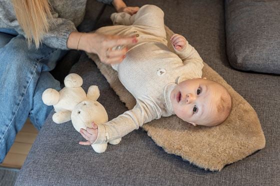 Bilde av Sagababy Lammeskinn til Vogn, Sand