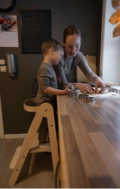 Bilde av Sagababy Foldbar Kjøkkenhjelper - Natur