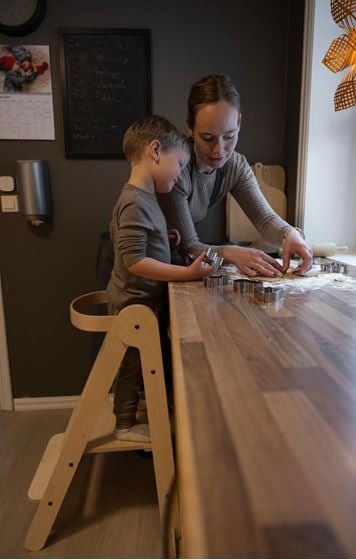 Bilde av Sagababy Foldbar Kjøkkenhjelper - Natur