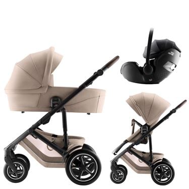 Bilde av Britax Smile 5Z Barnevogn med Bilstol Baby-Safe Pro - Style Teak