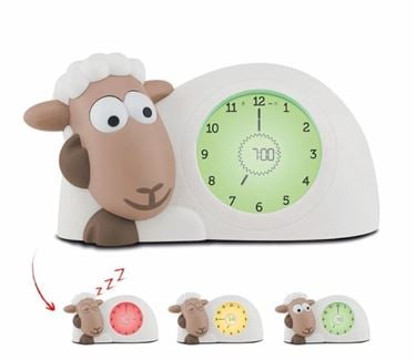 Bilde av ZAZU Søvntrener Barn - Sam med Nattlampe og Klokke-Brown