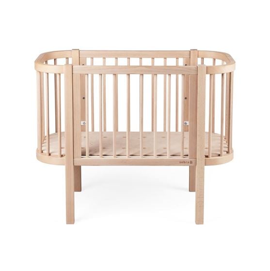 Bilde av Sebra Bedside Crib, Natur Babyseng