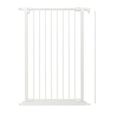 Bilde av BabyDan Pet Flex hundegrind seksjon med port ekstra høy, hvit