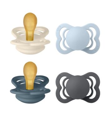 Bilde av Bibs Smokker Supreme 4pk, Latex Size 1