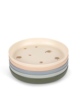 Bilde av Kongens Sløjd Barnetallerken, 5pk Sitron