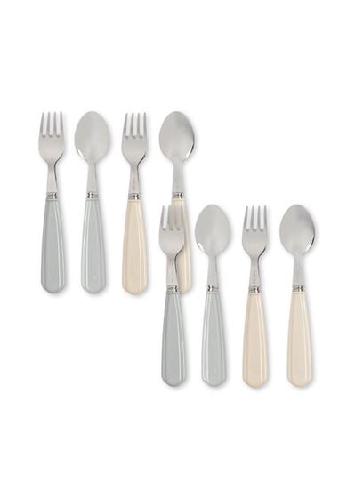 Bilde av Konges Sløjd Barnebestikk 8-pk, Krem/Onyx