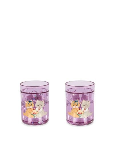 Bilde av Konges Sløjd Glitterkopper 2-pk, Kitty Gelateria