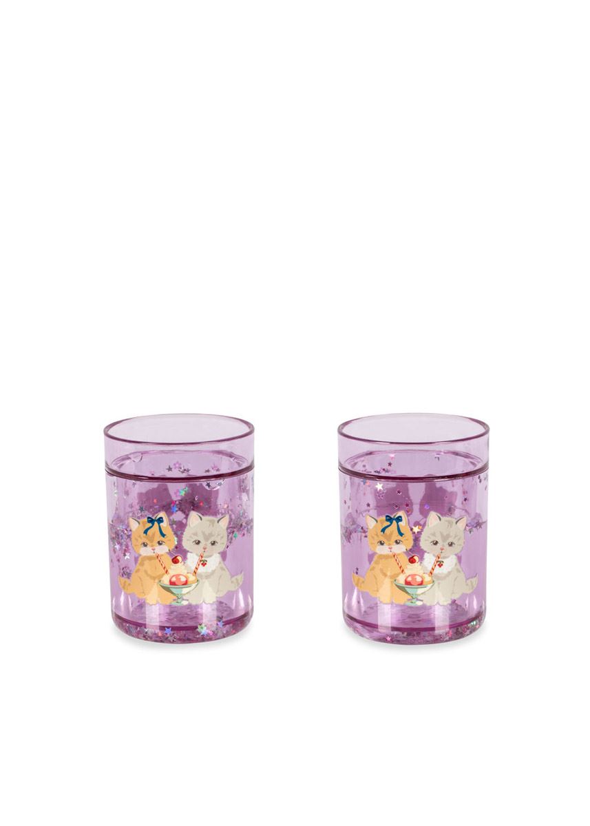Konges Sløjd Glitterkopper 2-pk, Kitty Gelateria