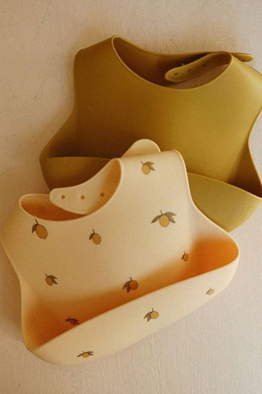 Bilde av Konges Sløjd Smekke Barn, Silikon 2pk Sitron