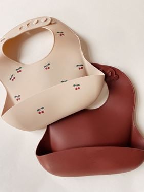 Bilde av Kongens Sløjd Smekke Barn, Silikon 2pk Cherry