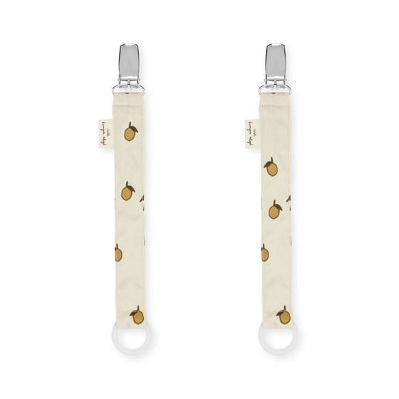 Bilde av Konges Sløjd Smokkesnor, 2pk Sitron