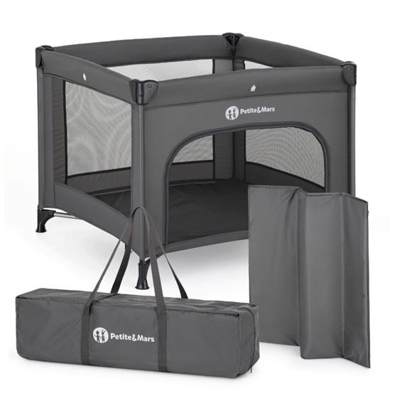 Bilde av Petite&Mars Reiseseng og Lekegrind, Grå