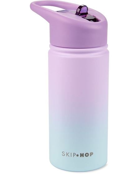 Bilde av SKIP HOP Drikkeflaske Barn, Wander Rustfritt Stål, Ombre Lilla