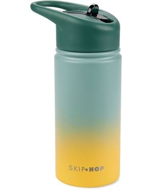 Bilde av SKIP HOP Drikkeflaske Barn, Wander Rustfritt Stål, Ombre Grønn
