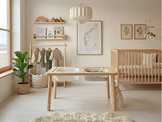 Bilde av Sagababy Lekebord med Oppbevaring