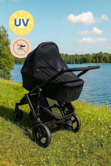 Bilde av Sagababy Myggnett og UV Solbeskyttelse til Barnevogn