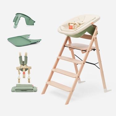 Bilde av KAOS KLAPP Barnestol, Komplett pakke Bøk Grønn