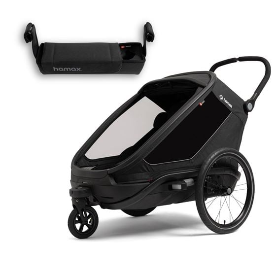 Bilde av Hamax Outback Next - Sykkelvogn Barn, Sort