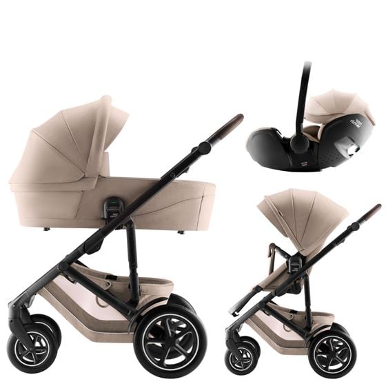 Bilde av Britax Smile 5Z Barnevogn med Bilstol Baby-Safe Pro - Style Teak