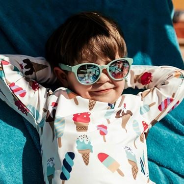 Bilde av Geggamoja Barnesolbriller, Neptune Green (2-6 år)